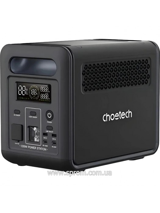 Портативне джерело живлення Choetech BS068-EU-BKGY (1,2 кВт)